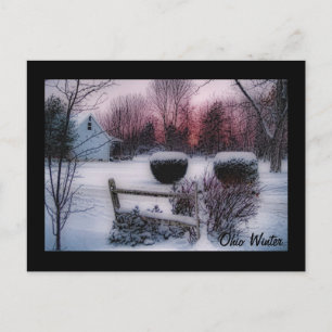 Cartão postal de Ohio Winter