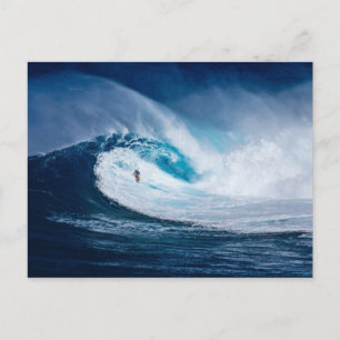 Cartão postal de onda de surfe