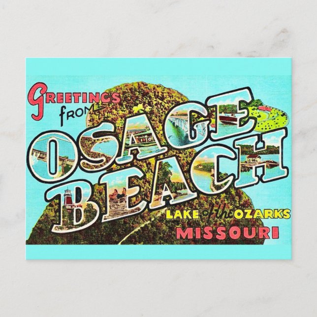 Cartão postal de Osage Beach  (Frente)