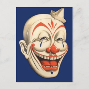 Cartão Postal de Palhaço de Circo