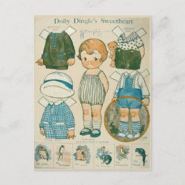 Cartão Postal de Papel Dolly Dingle's Querido