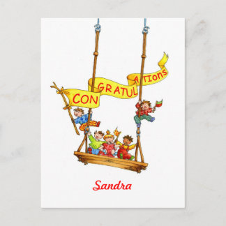 Cartão postal de parabéns de aniversário