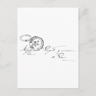 Cartão Postal De Paris