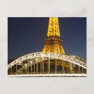 Cartão postal de Paris Eiffel Tower Ilumination Br
