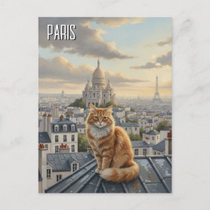 Cartão Postal de Paris Montmartre