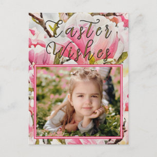 Cartão postal de Páscoa Magnolia