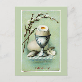 Cartão postal de Páscoa Vintage Egg