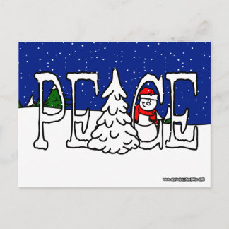 Cartão postal de paz