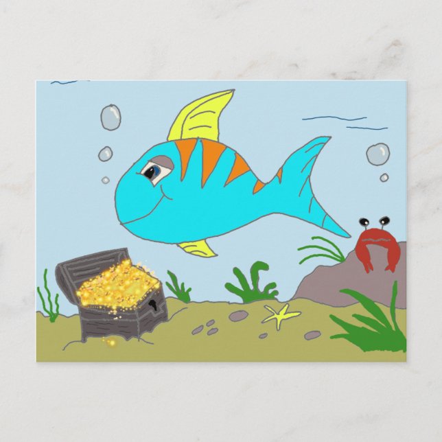 Cartão Postal de Peixe (Frente)