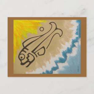 Cartão postal de peixe de Veracruz