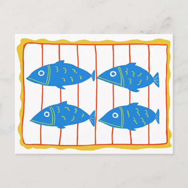 Cartão Postal de Peixe em Lata (Frente)