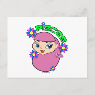 Cartão postal de peixes