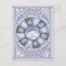 Cartão postal de perfil da vida selvagem