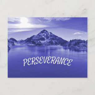 Cartão postal de perseverança das montanhas do Can