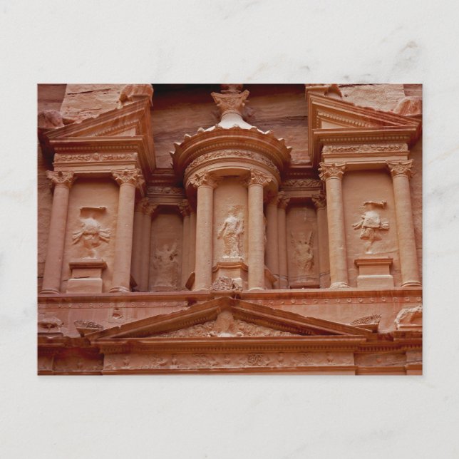 Cartão postal de Petra, Jordânia (Frente)