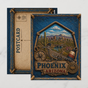 Cartão Postal de Phoenix Arizona Viagem Vintage