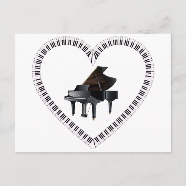 Cartão Postal de Piano (Frente)