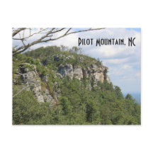 Cartão Postal de Pilot Mountain NC Lembrança de Fé