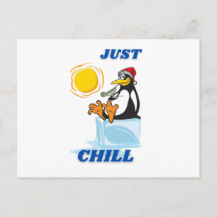 Cartão Postal de Pinguim