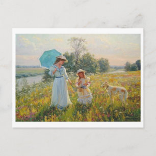 Cartão postal de pintura clássica