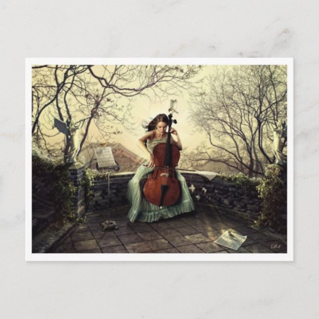 Cartão Postal de Pintura Clássica (Frente)