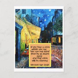 Cartão postal de pintura de arte pós-impressionist