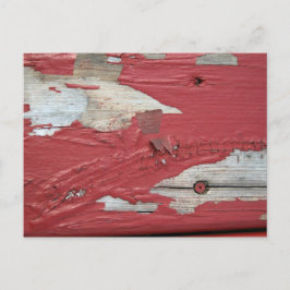 Cartão Postal de Pintura Descascando