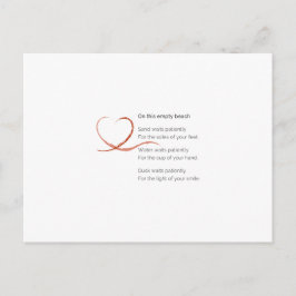 Cartão postal de Poema de Amor