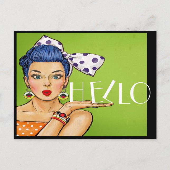 Cartão postal de pop Art (Frente)