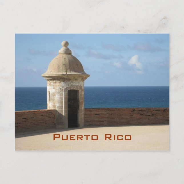 Cartão Postal de Porto Rico (Frente)