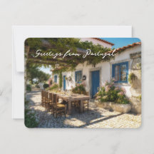 Cartão postal de Portugal, terraço