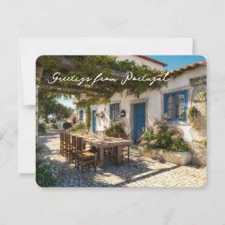 Cartão postal de Portugal, terraço