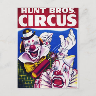 Cartão postal de Poster de Circo Vintage