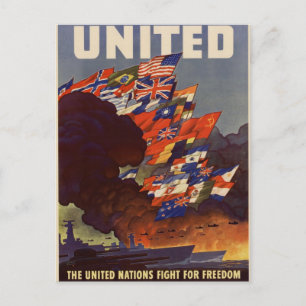 Cartão postal de Poster vintage WII