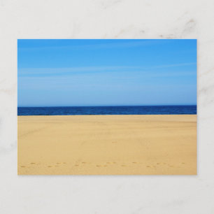 Cartão postal de praia