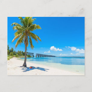 Cartão postal de praia