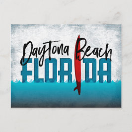 Cartão postal de praia Daytona Flórida Surfboard