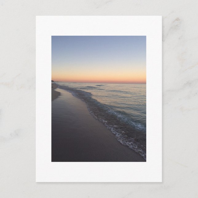 Cartão postal de praia em Miami (Frente)