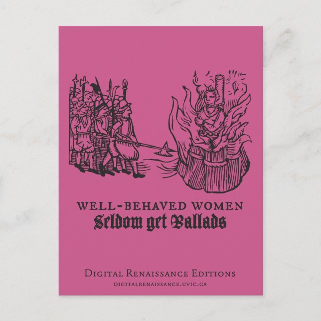 Cartão postal de problema e luta Tudor (Frente)