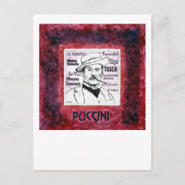 Cartão postal de Puccini
