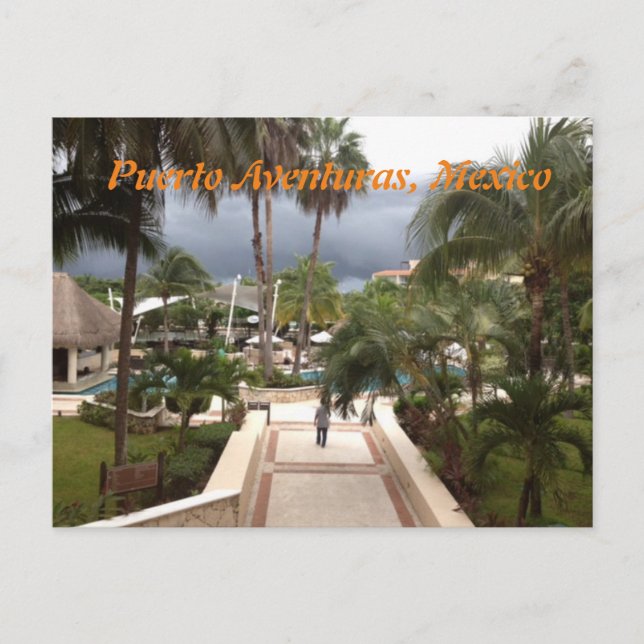 Cartão Postal de Puerto Aventuras, México (Frente)