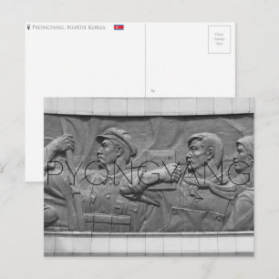 Cartão postal de Pyongyang, Coreia do Norte