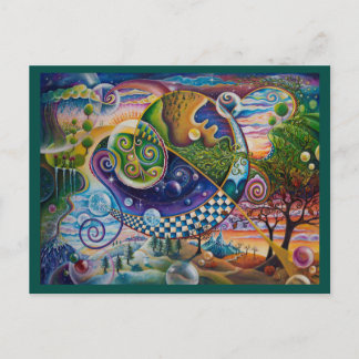 Cartão postal de quatro faixas