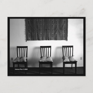 Cartão Postal de Quinta Dimensão B&W