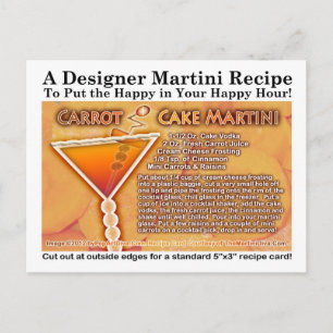 Cartão postal de recebimento de Carrot Cake Martin