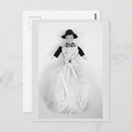 Cartão postal de Reciclar de Doll Vintage