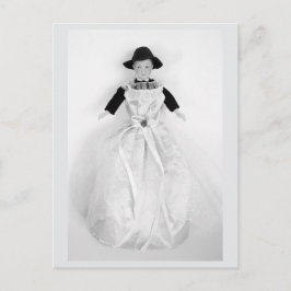 Cartão postal de Reciclar de Doll Vintage