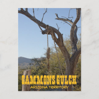 Cartão Postal de Recordação de Gammons Gulch