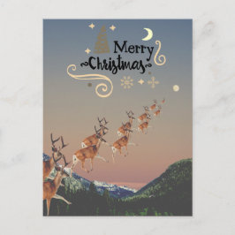 Cartão Postal de Reno Comestível Sobre as Montanha