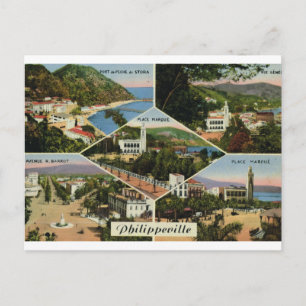 Cartão postal de réplica Vintage Argélia, Philippe